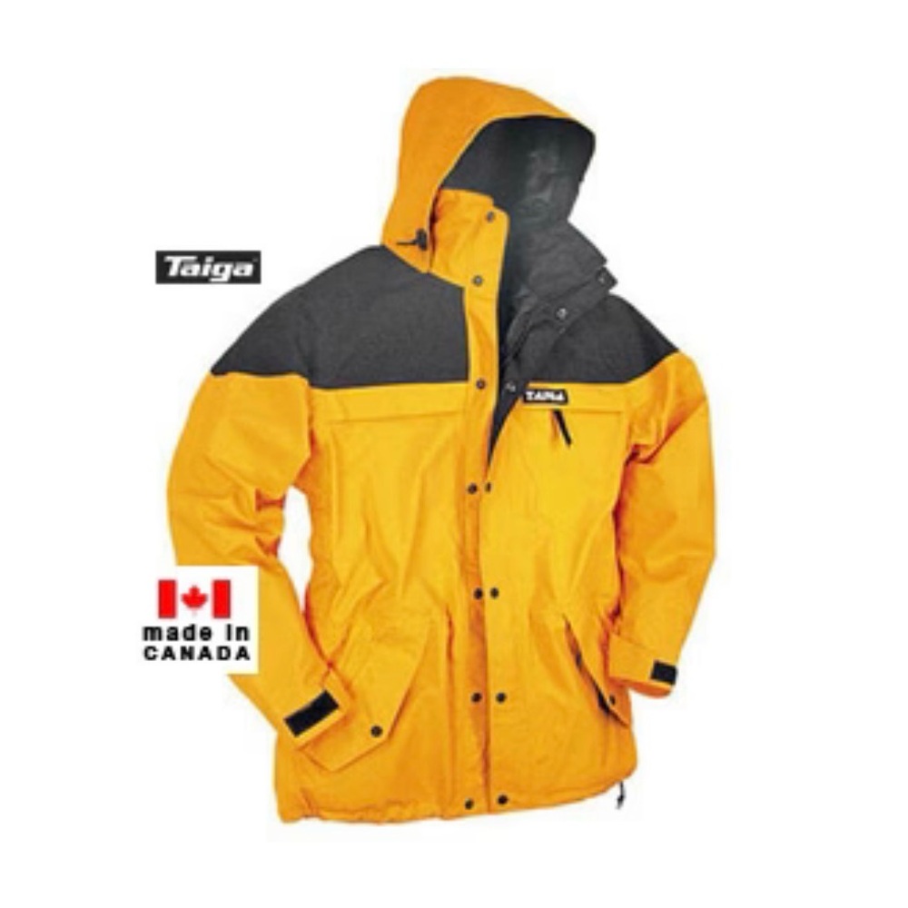 ⭐️ TAIGA Vintage Chamonix made in Canada ALL SEASON waterproof jacket gore tex